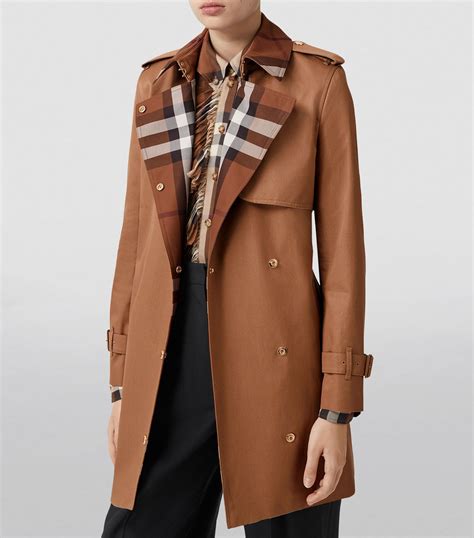 burberry brighton cotton-gabardine trench coat|gabardine trench coat with warmer.